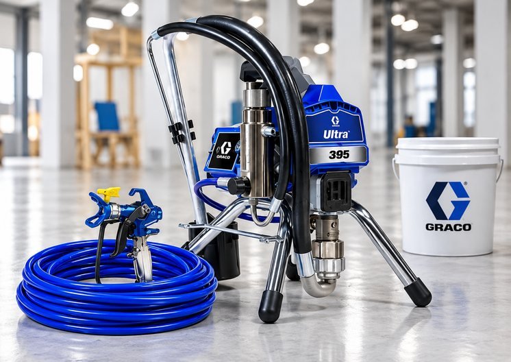 Graco Ultra 395 airless spray equipment used by Hitech Paint Solutions